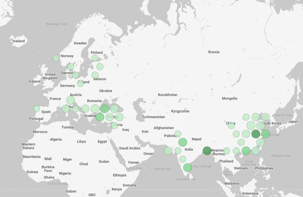 Open supply hub map Open supply hub map
